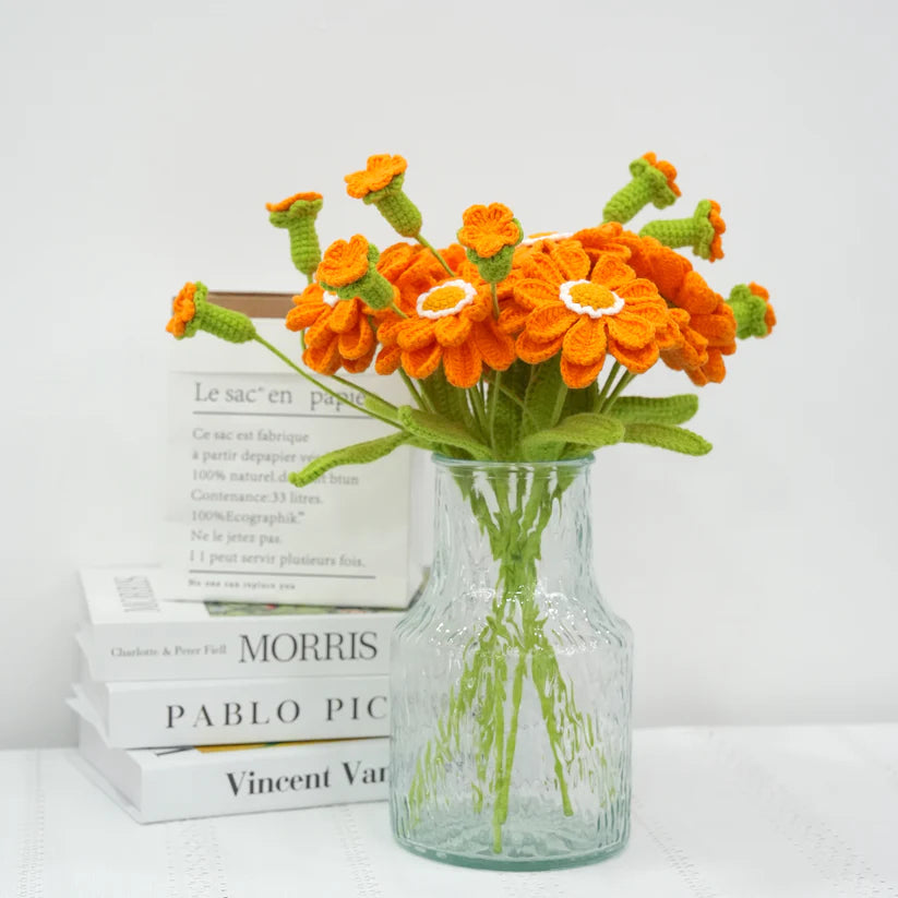 Crochet Zinnia Bouquet Kits