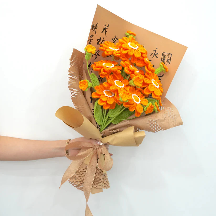 Crochet Zinnia Bouquet Kits