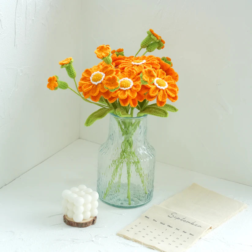 Crochet Zinnia Bouquet Kits