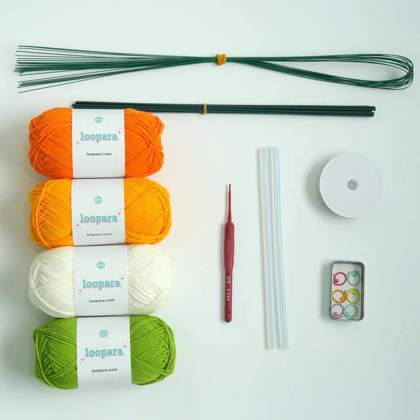 Crochet Zinnia Bouquet Kits