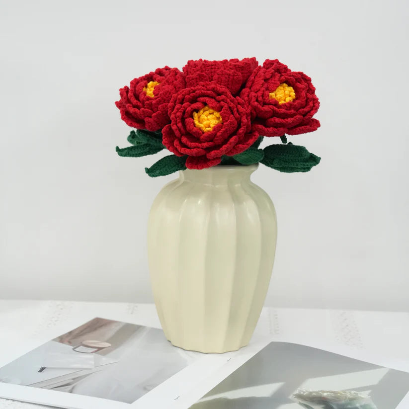 Crochet Peony Bouquet Kits