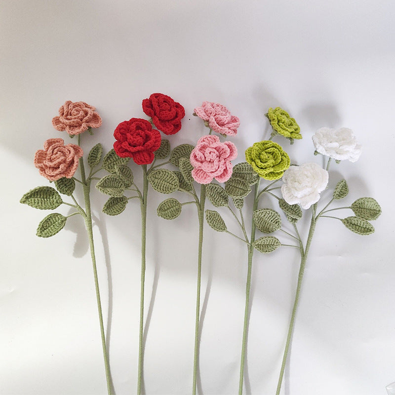 Crochet rose flowers's top (multicolored)