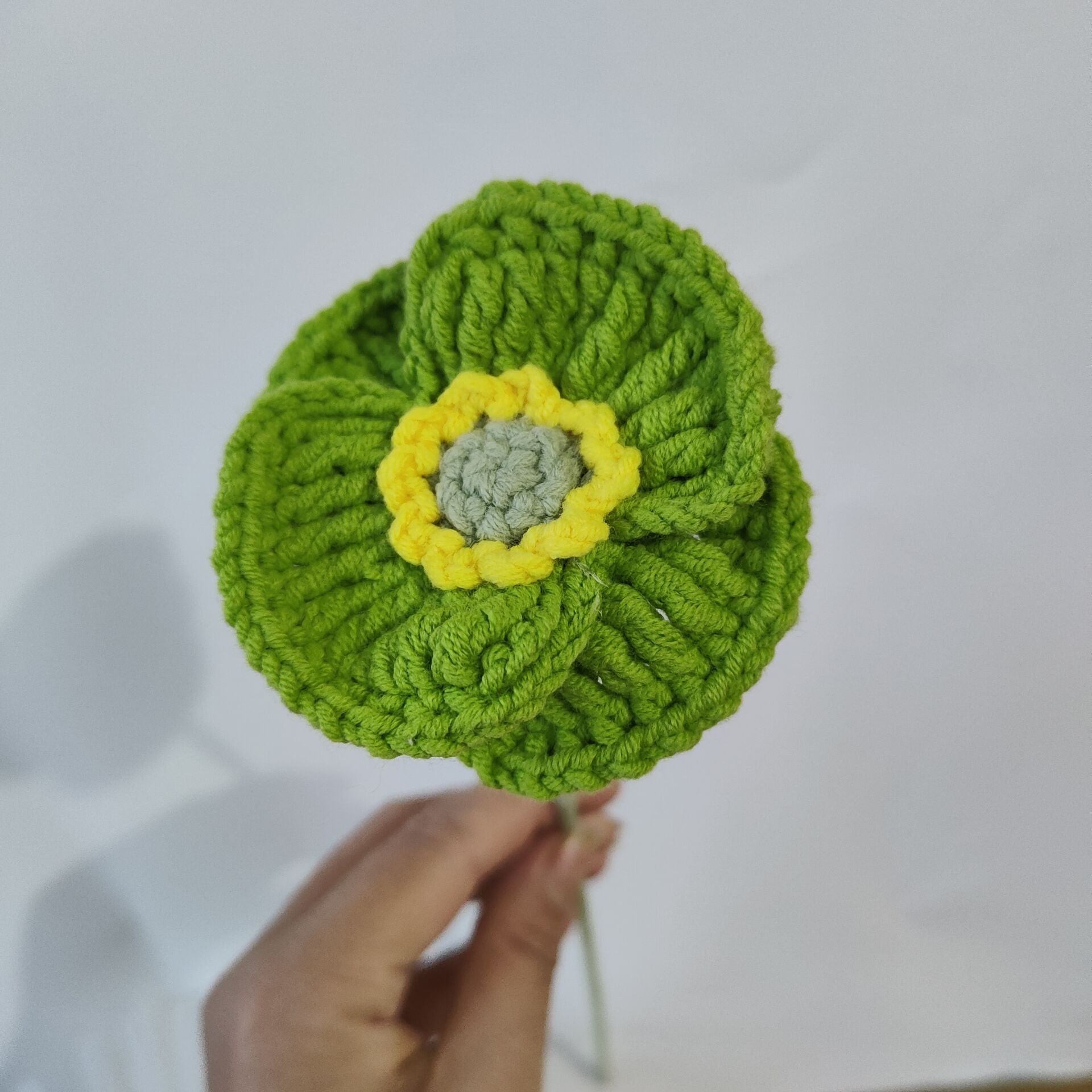 Crochet Poppy Flower (Multicolor Options, DIY Floral Arrangement)