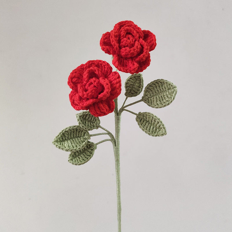 Crochet rose flowers's top (multicolored)
