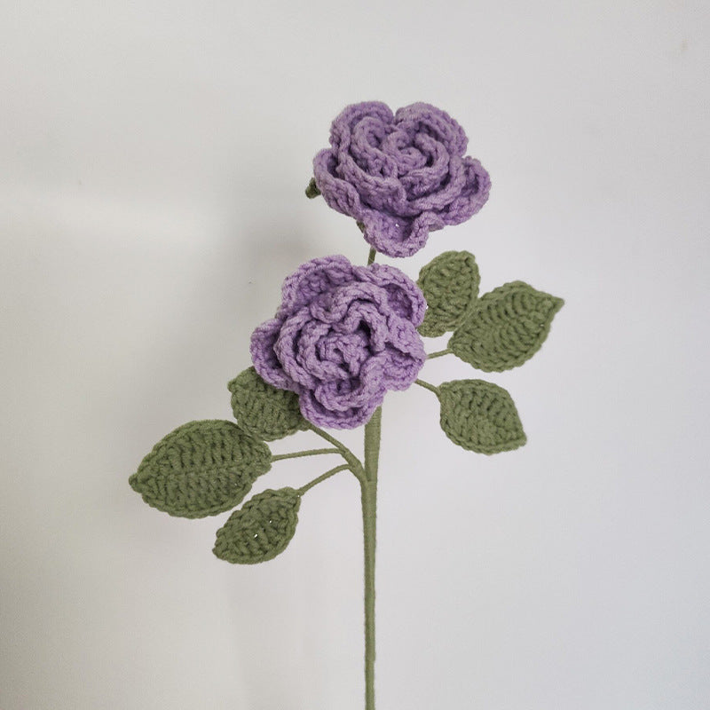 Crochet rose flowers's top (multicolored)