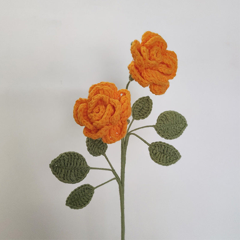 Crochet rose flowers's top (multicolored)