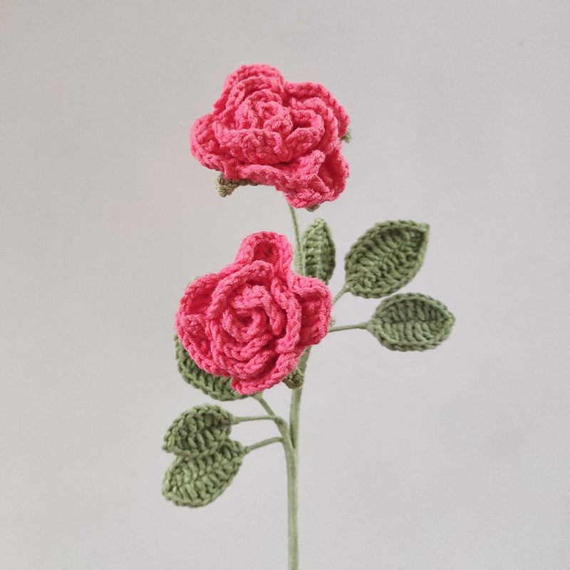 Crochet rose flowers's top (multicolored)