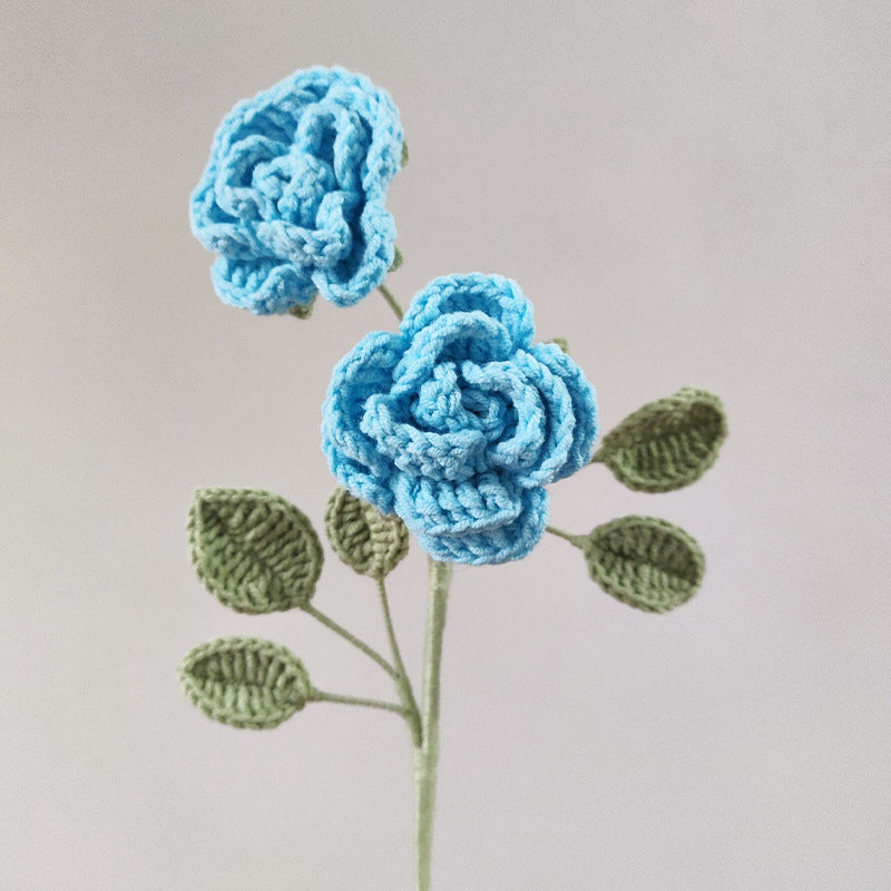 Crochet rose flowers's top (multicolored)